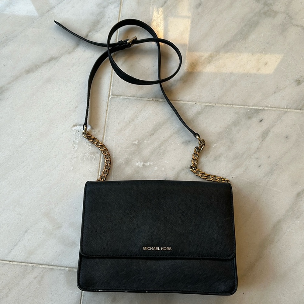 Michael Kors Black Crossbody Purse